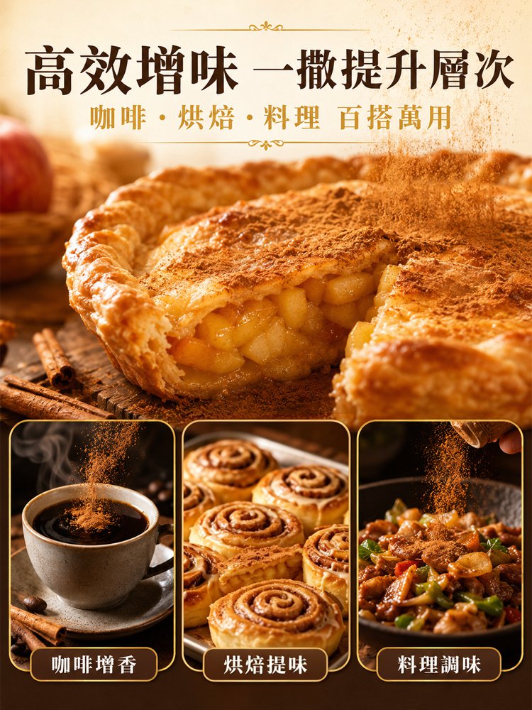 【三高剋星】100%特級肉桂粉