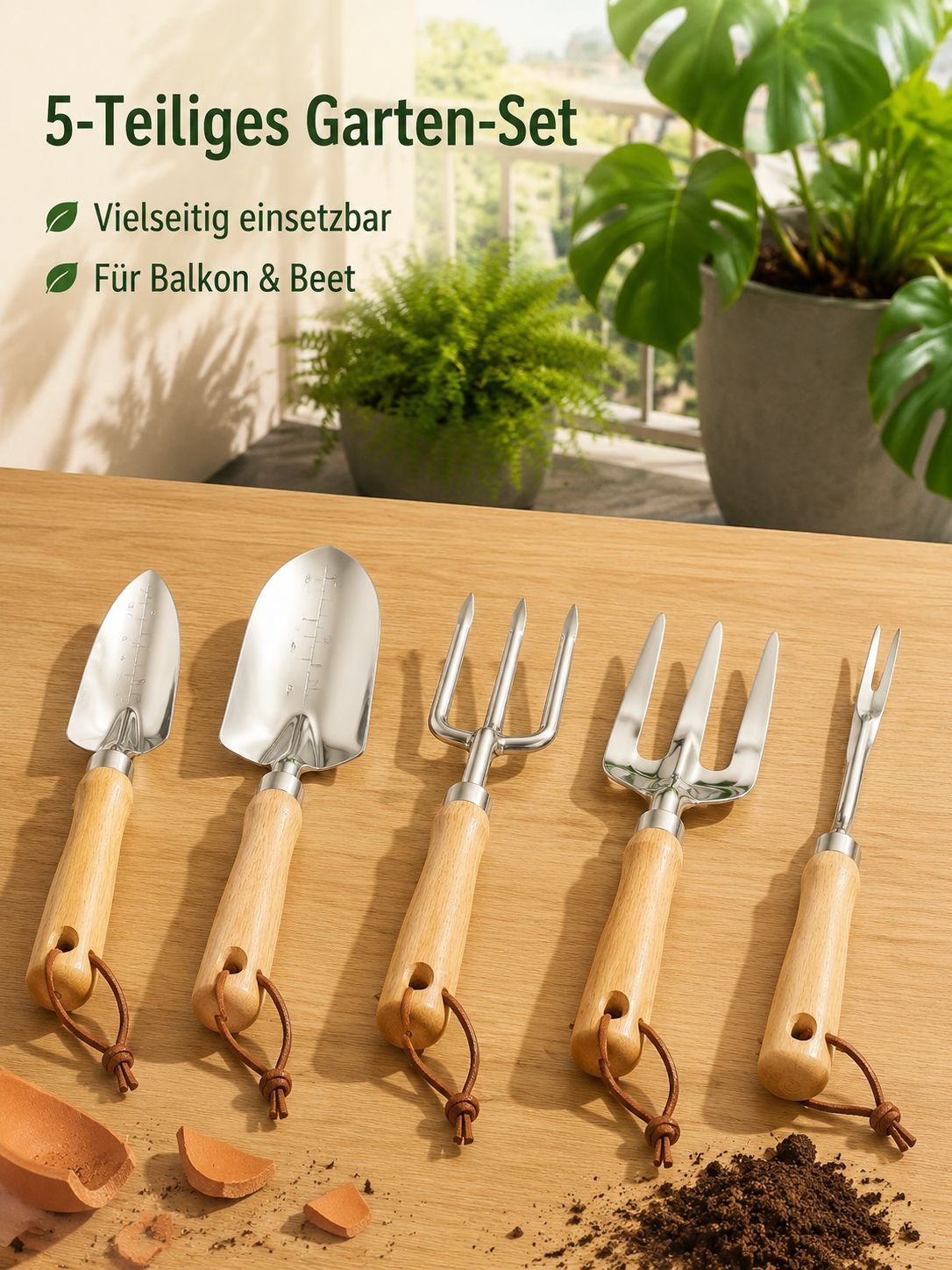 Gartengeräte-Set für den Hausgebrauch
