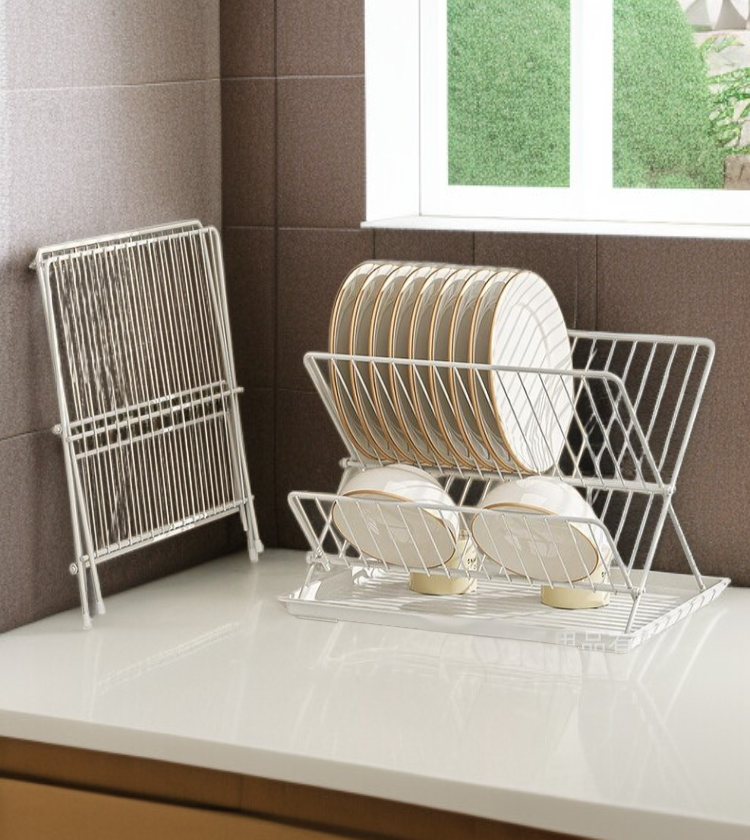 주방 그릇 수납 선반 사용 예시