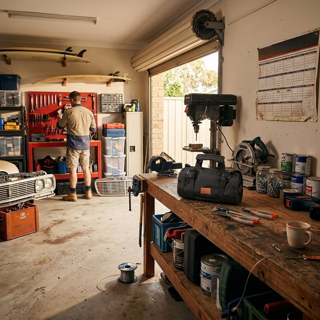 持ち運びやすいハンドル付き収納バッグ