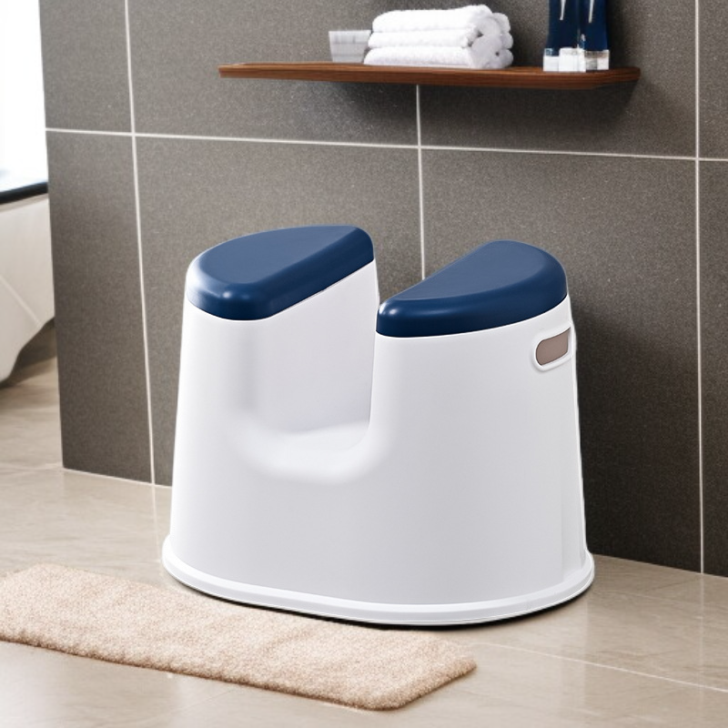 Multi-purpose Bathroom Stool, Safe and Comfortable Design for Home Use