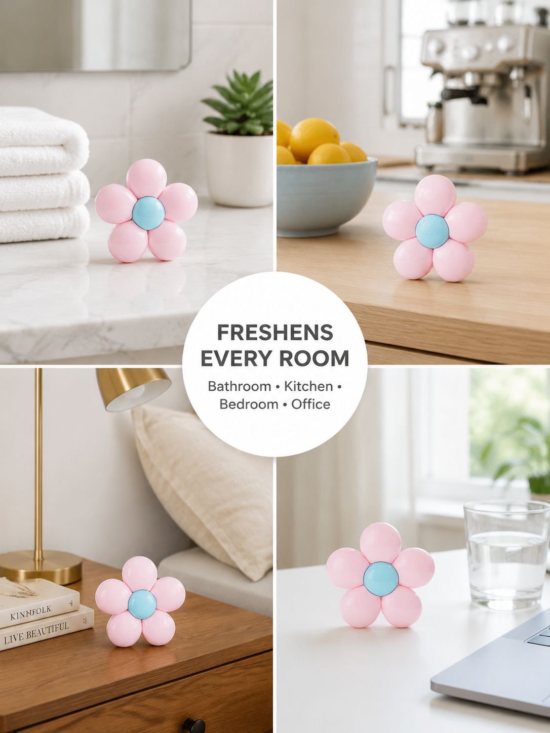  Long-Lasting Fresh Odor Eliminating Fragrance Diffuser
