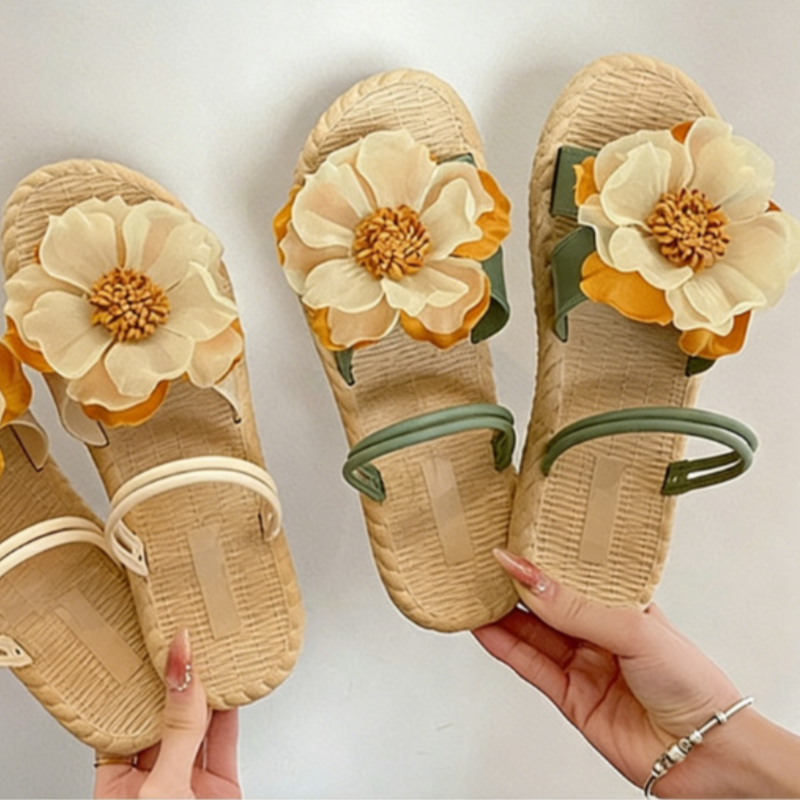 Sunflower Summer Slippers