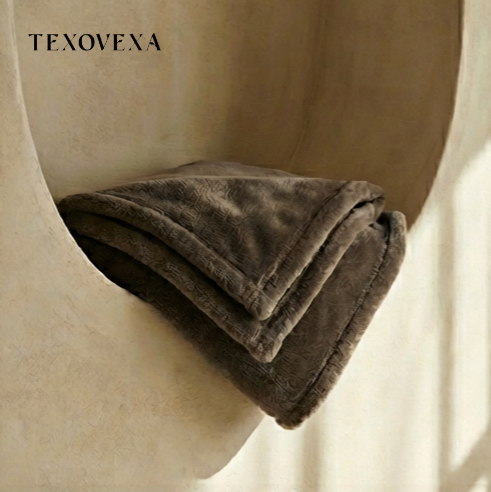 รายละเอียดเนื้อผ้าขนมิ้งค์สองชั้นหนานุ่ม