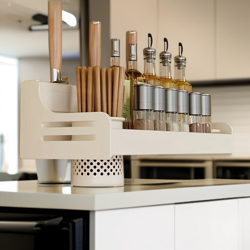  stojak na pałeczki, noże i pojemniki na przyprawy