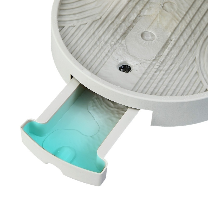 Hidden movable flowerpot tray