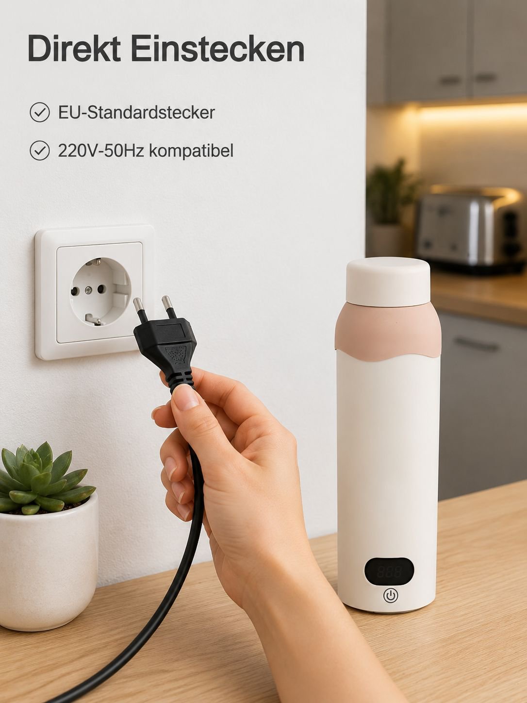 Mini-Wasserkocher ideal für Camping und Outdoor