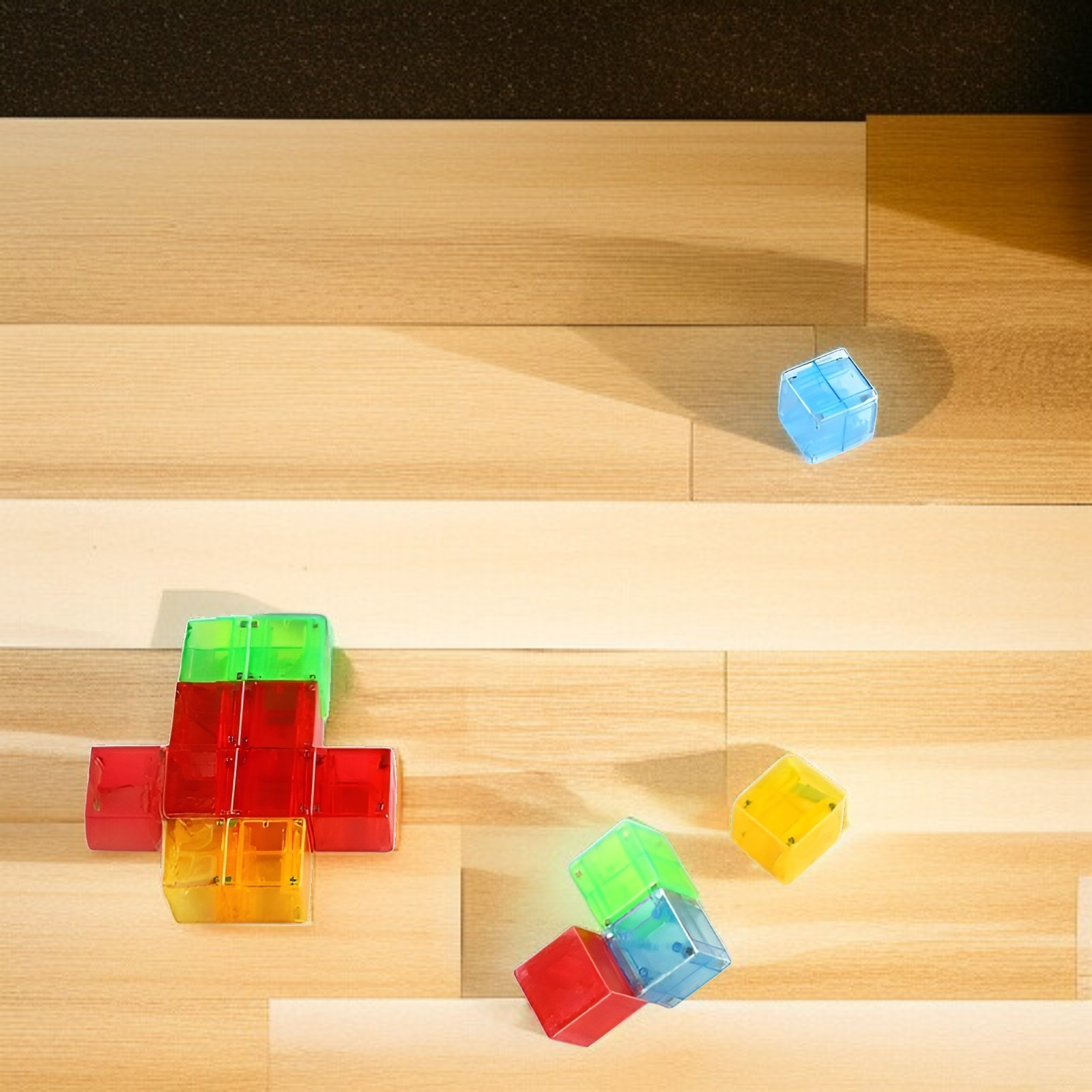 Magnetische geometrische Würfel-Bausteine