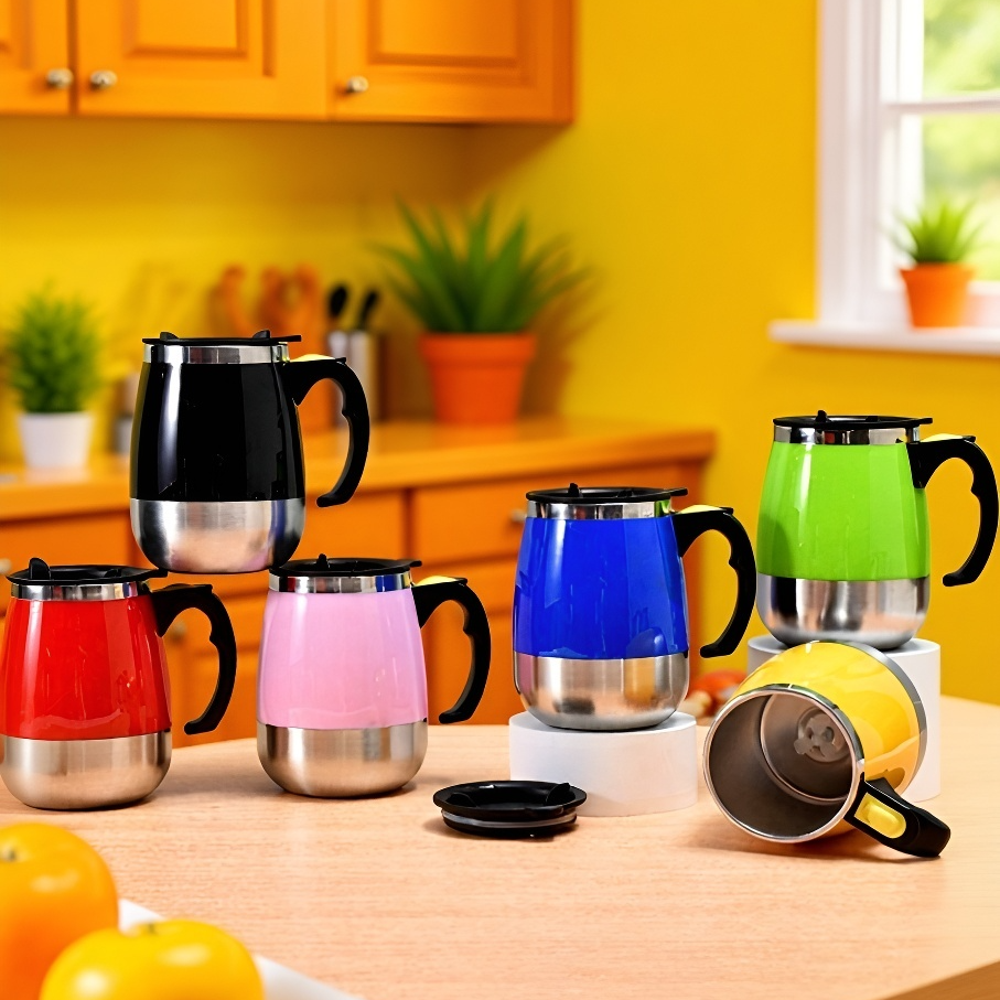 초간편 자동회전 마그네틱 머그컵