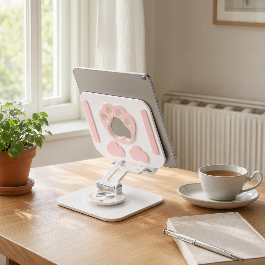 Multifunctional Tablet Stand 360° Rotating Portable Foldable Holder
