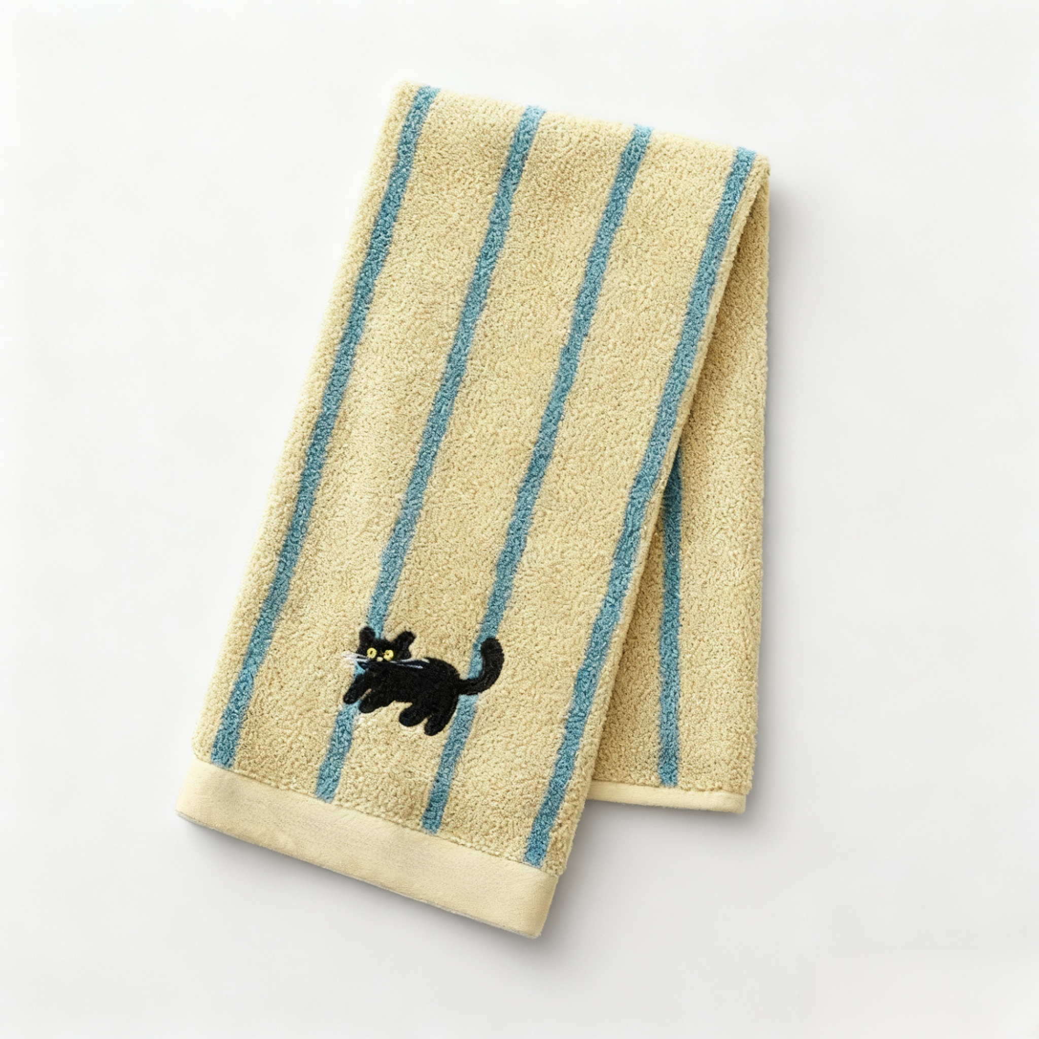 귀여운 고양이 모양 세안용 타월