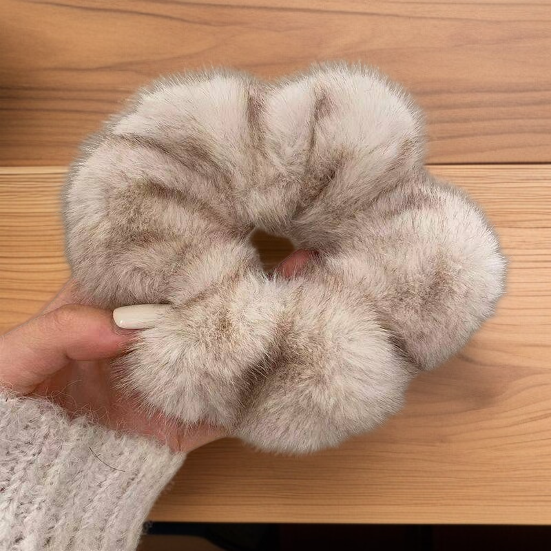 秋冬高彈性大腸髮圈髮型搭配