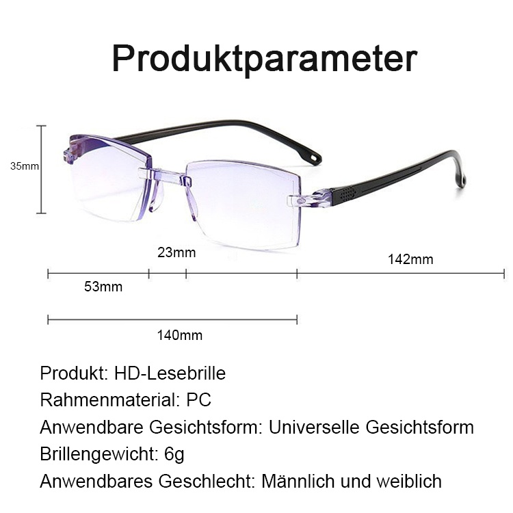 Hochauflösende Lesebrille