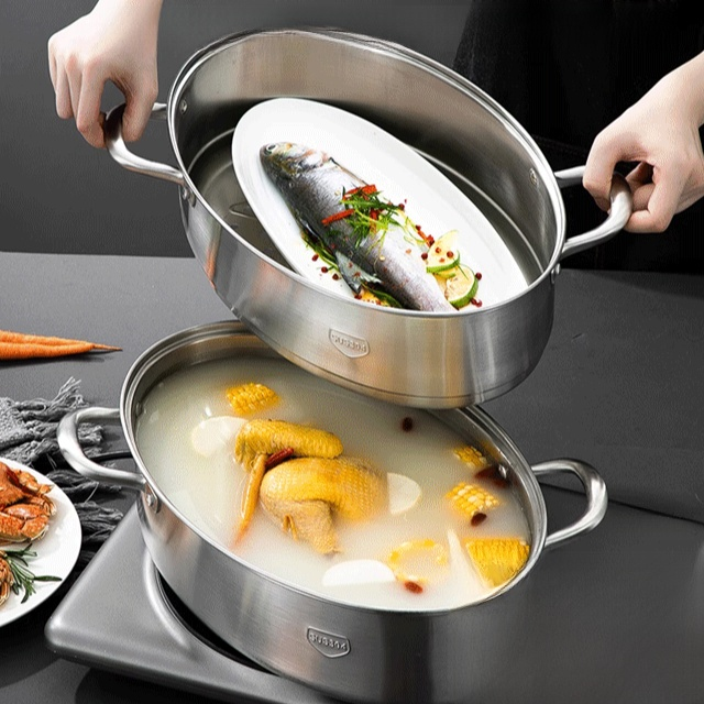 不鏽鋼家用蒸魚器