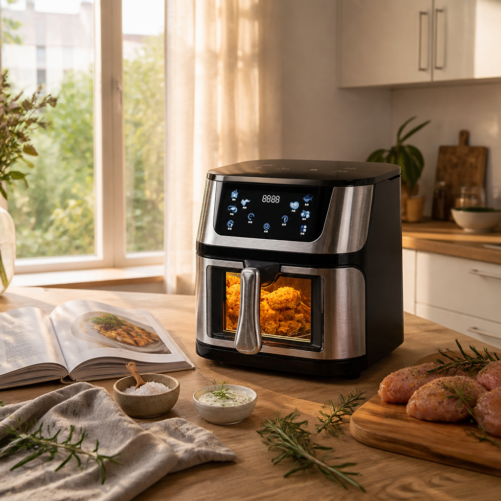 Intelligenter Airfryer mit großer Kapazität und Touchscreen