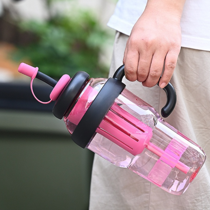  Summer Large-Capacity Outdoor Plastic Ice Water Cup