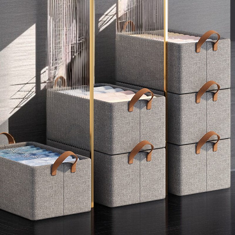 서랍형 철골 수납함 가정용 서랍 정리함 접이식 옷 수납함 바지 수납 장롱 수납함