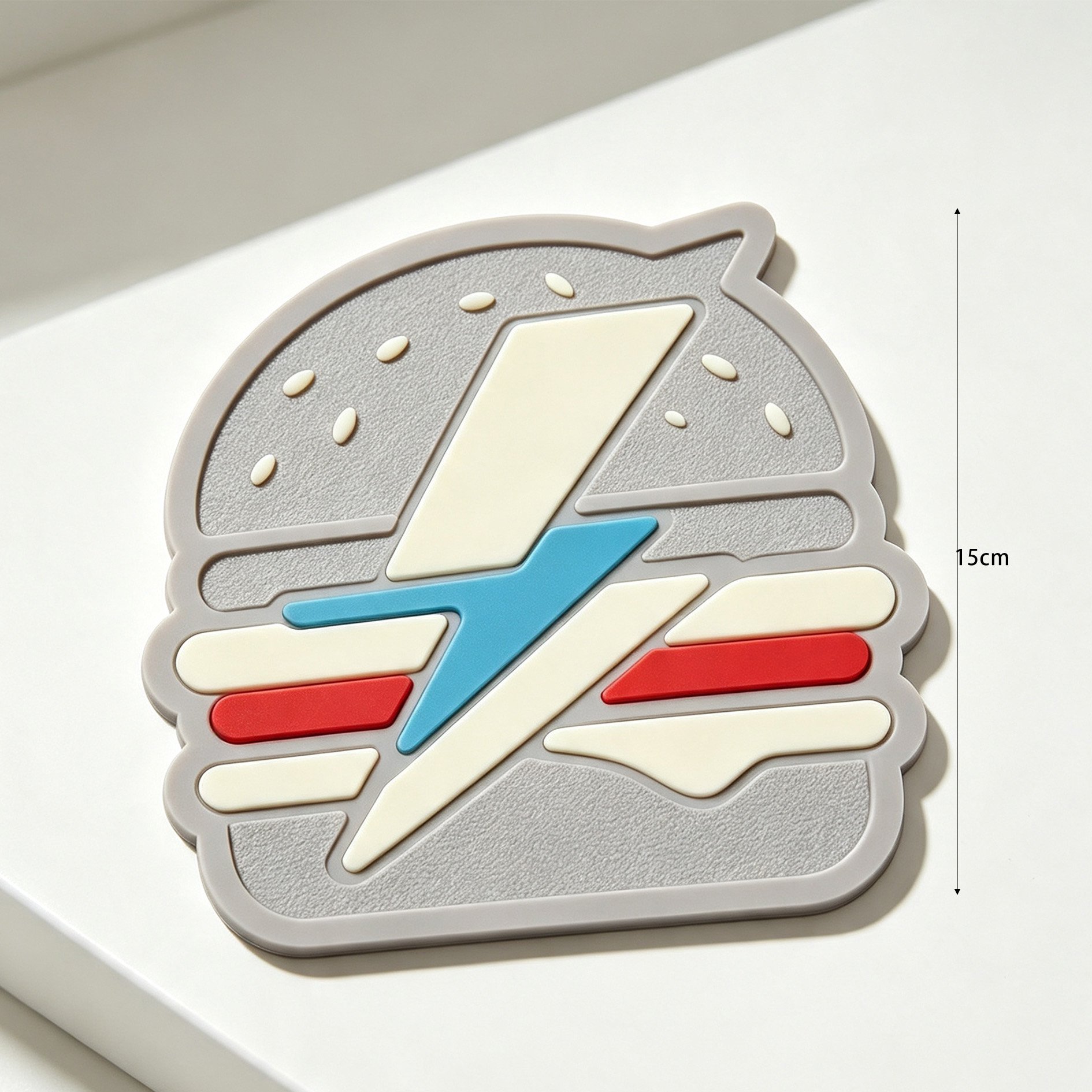Heat resistant silicone coaster for mugs and glasses