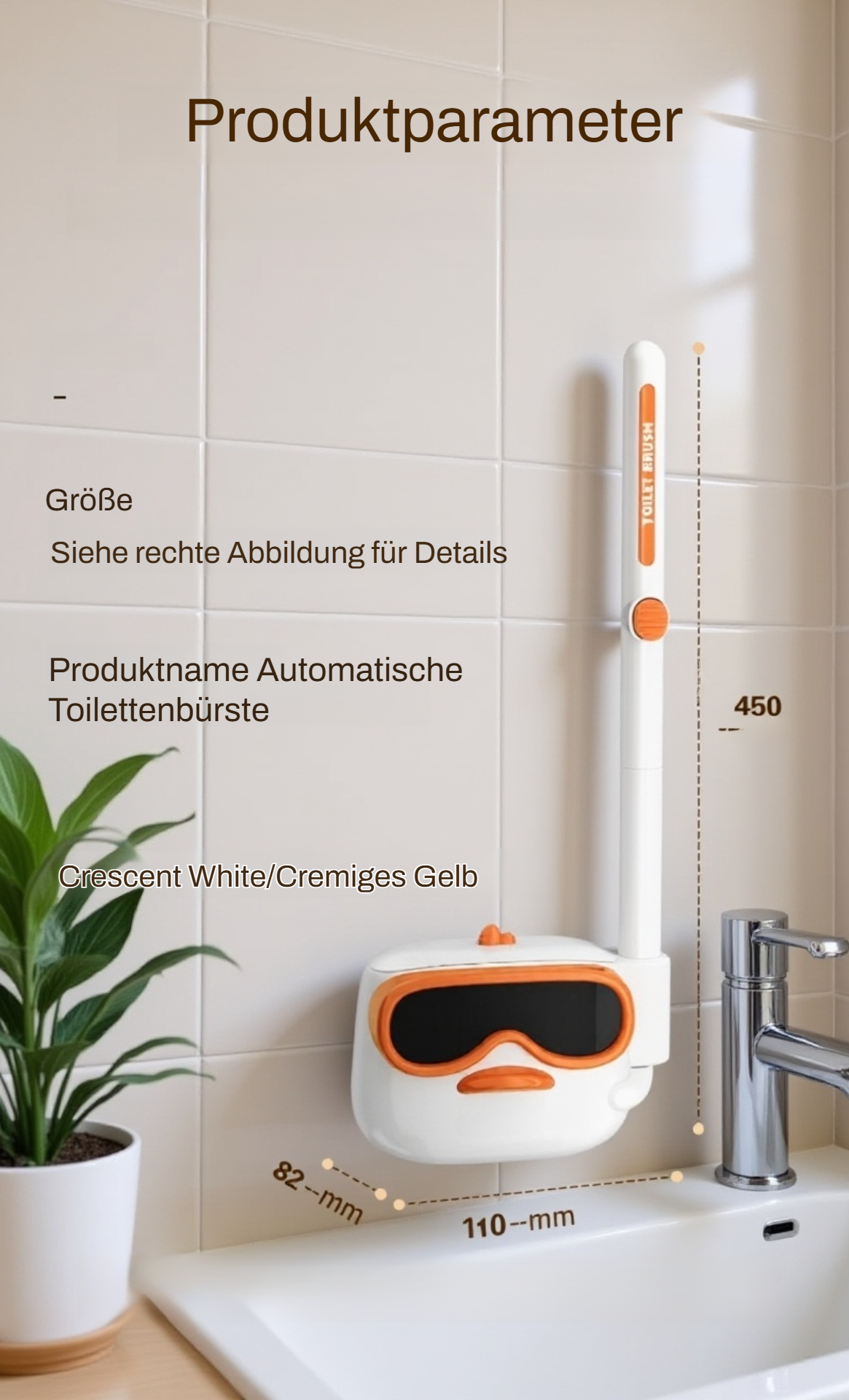 Innovative Toilettenbürste für gründliche Sauberkeit