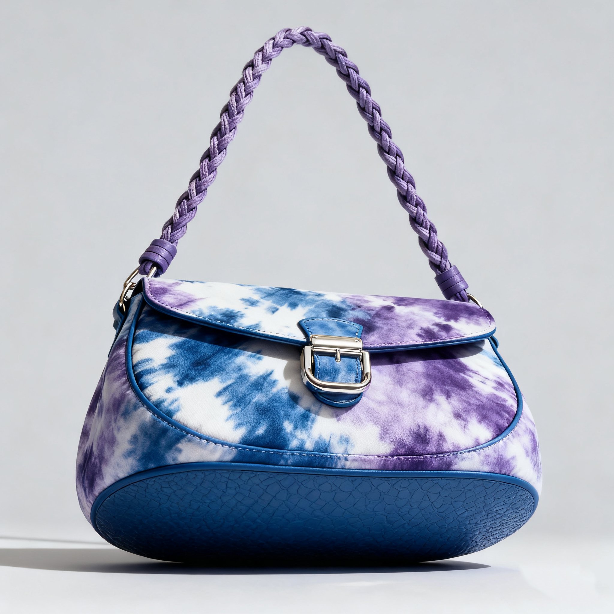 Detailansicht des Batikmusters auf der Satteltasche