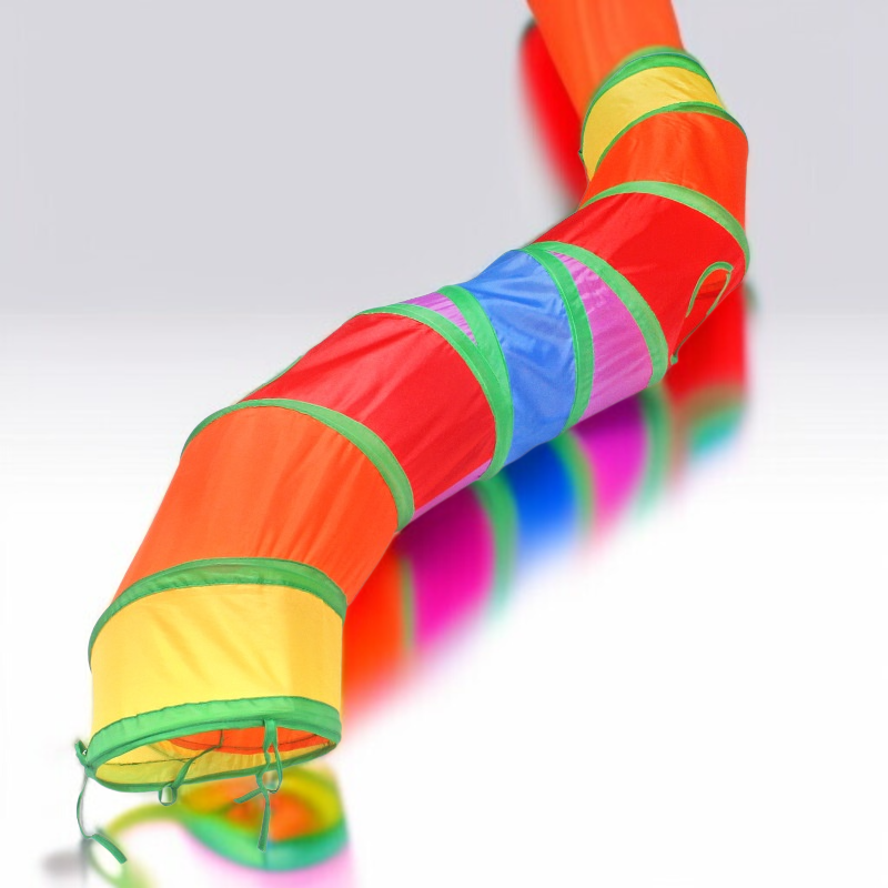 고양이 반려동물 용품 접이식 터널 직통 고양이 장난감 통로 삼통 텐트 접이식 고양이 터널