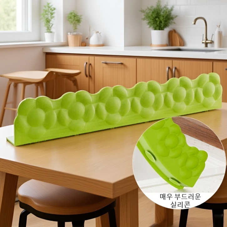 세면대 테이블용 매화 디자인 방수 가드 전체 이미지