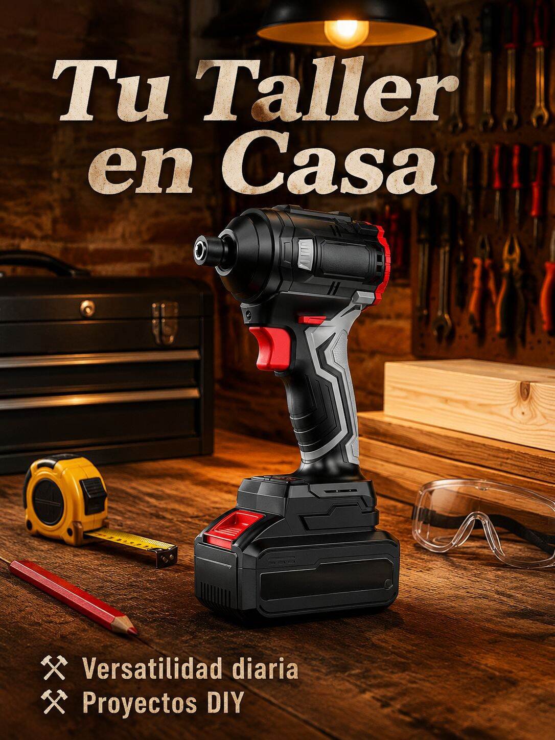 Taladro inalámbrico profesional para uso diario