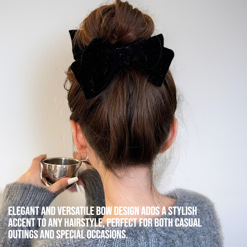 Premium Velvet Bow Ball Head Gripper