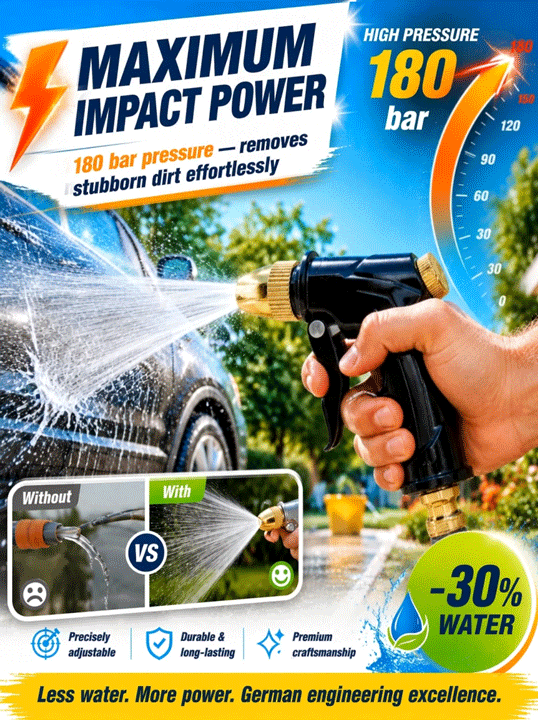 All-in-One High Pressure Cleaning Water Gun