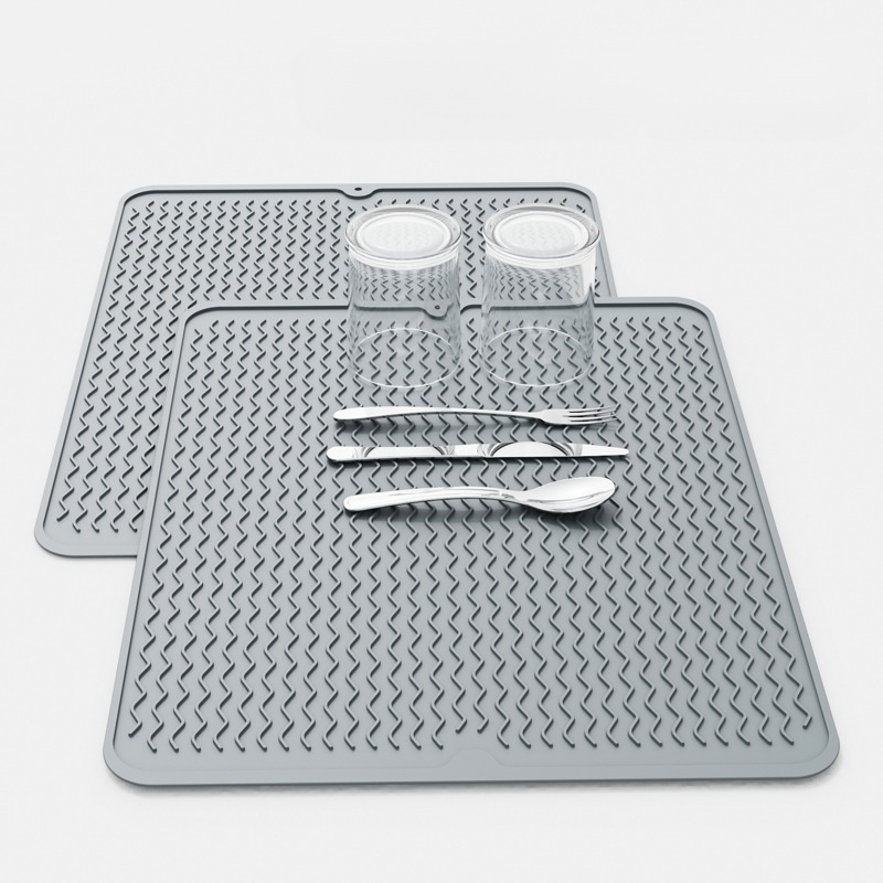 미끄럼 방지 및 배수 식기 세척 매트