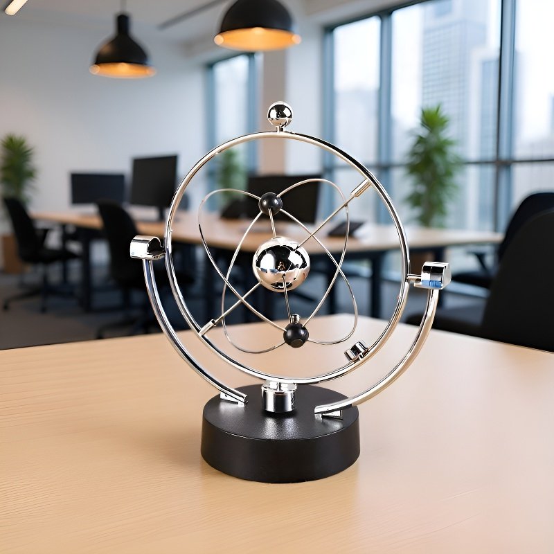 Minimalista asztali dísz a nappaliban