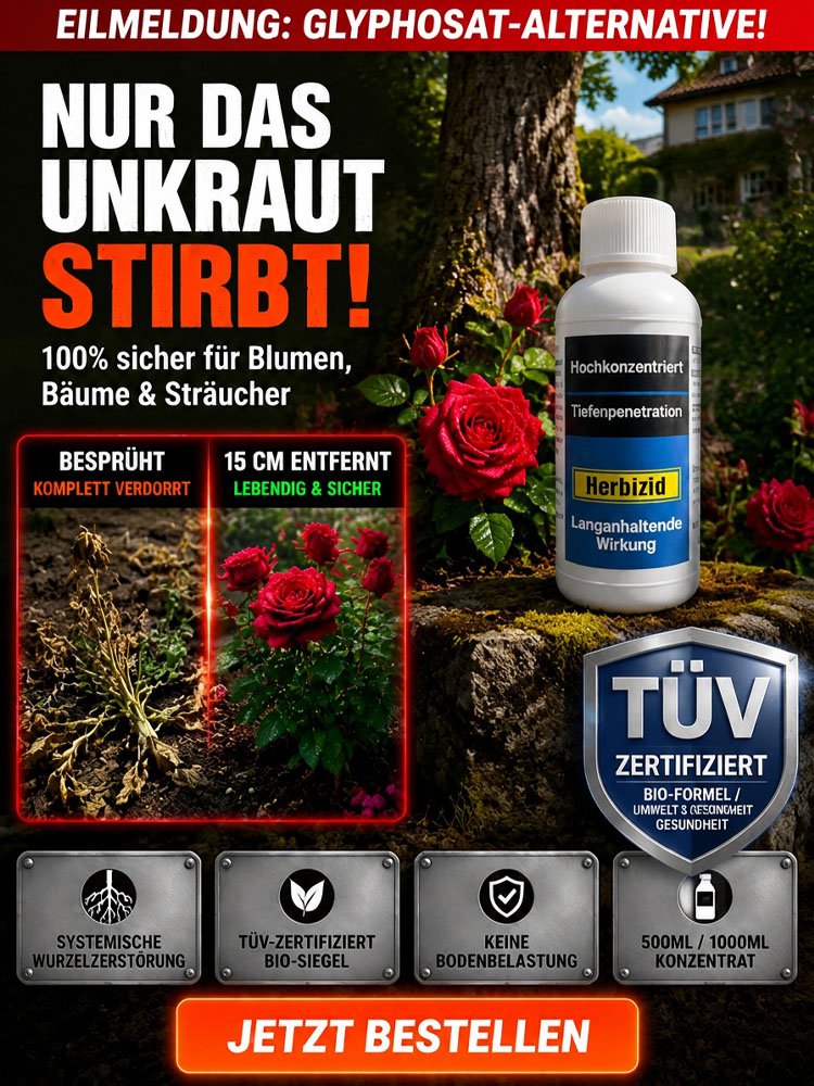 【100 Prozent Glyphosatfre】Hohenheim Forschungs-Bio-Unkrautvernichter✨5 Jahr Schutz vor Unkraut✨