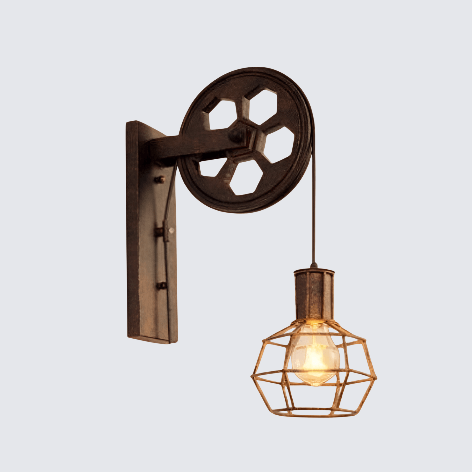 ヴィンテージ工業風屋外ウォールランプ