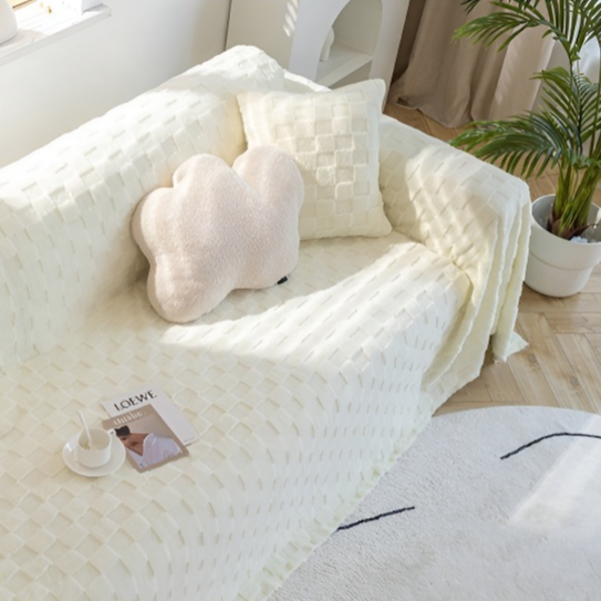 모던 소파 커버 피부 친화 두꺼운 밀크 융단 퓨어 소파 담요 크림 스웨이드 커버 타월 소파 타월 세트