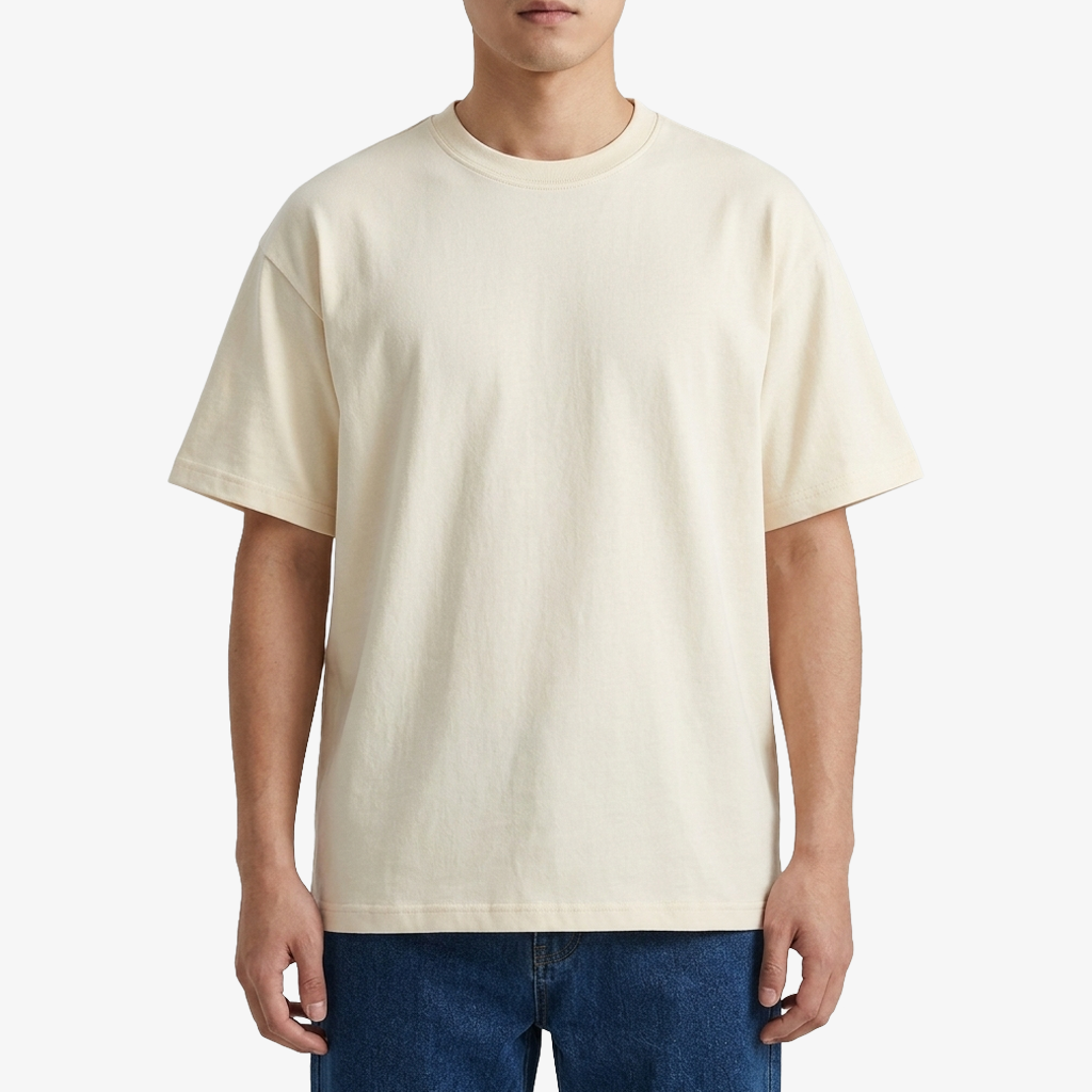 厚手の純綿Tシャツ