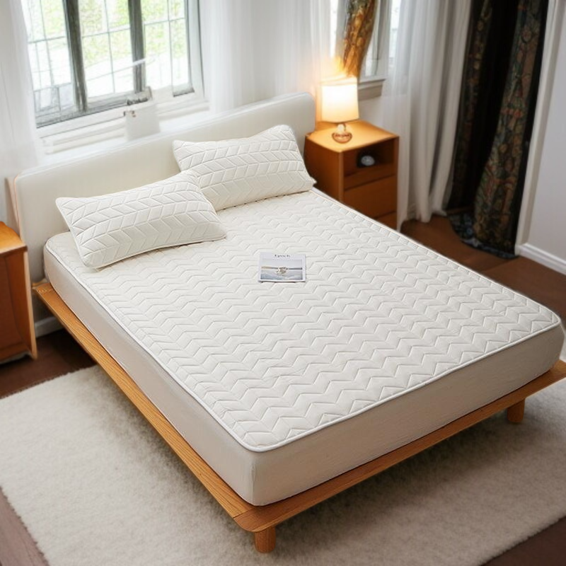 면 전체 매트리스 쿠션 가정용 침실 싱글 항균 요 미끄럼 방지 매트리스 순면 얇은 매트 접이식
