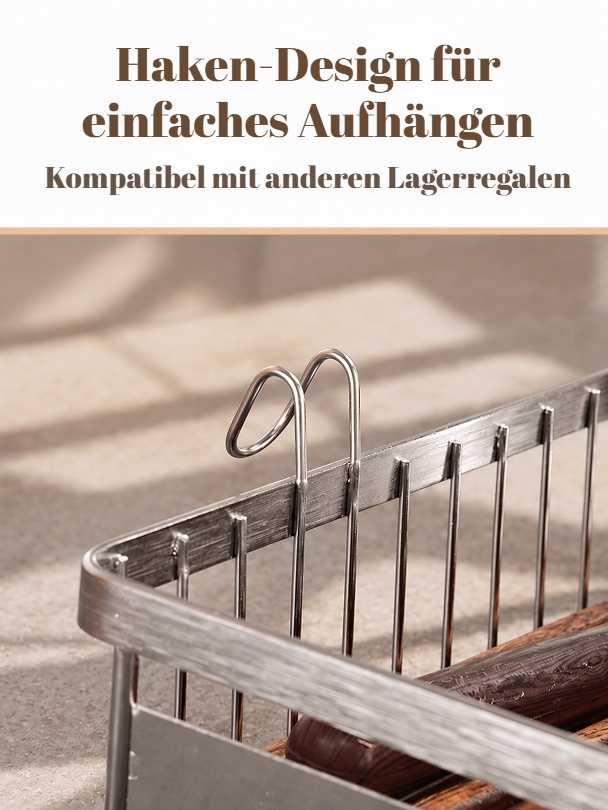 Langlebiger Küchen-Besteckhalter rostfrei