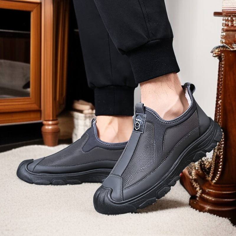 캐주얼 남성 보온부츠 융털 방수 원터치 스노부츠 미끄럼 방지 융털 방수 보온부츠