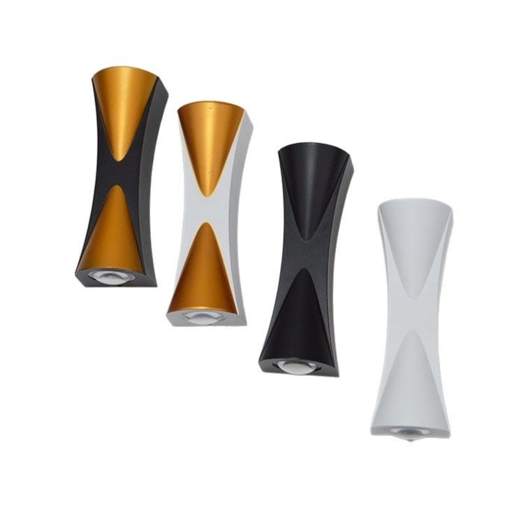 Double headed wall lamp, thickened lighting fixture, modern and simple wall lamp