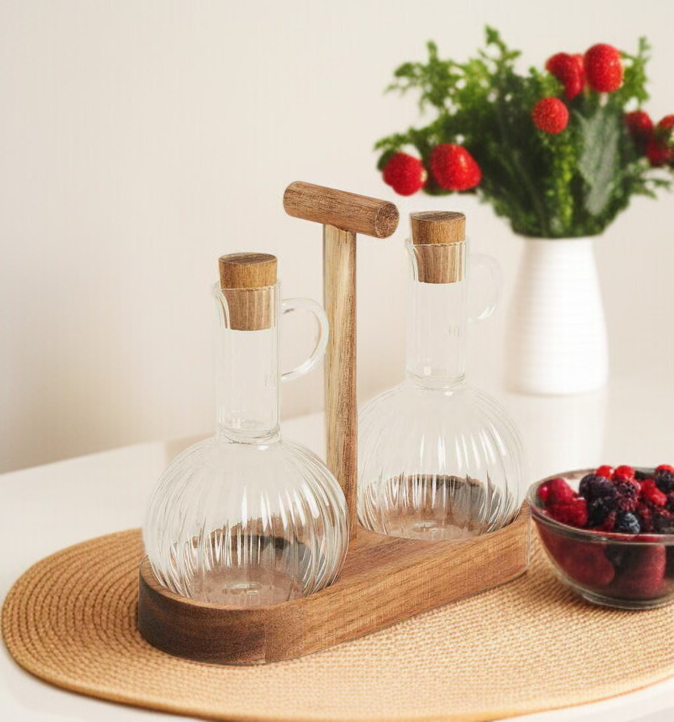 清潔に保てるガラスオイルポット