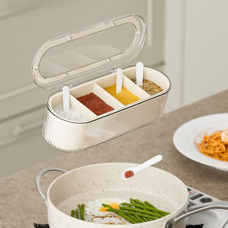 帶勺子的多功能調料盒