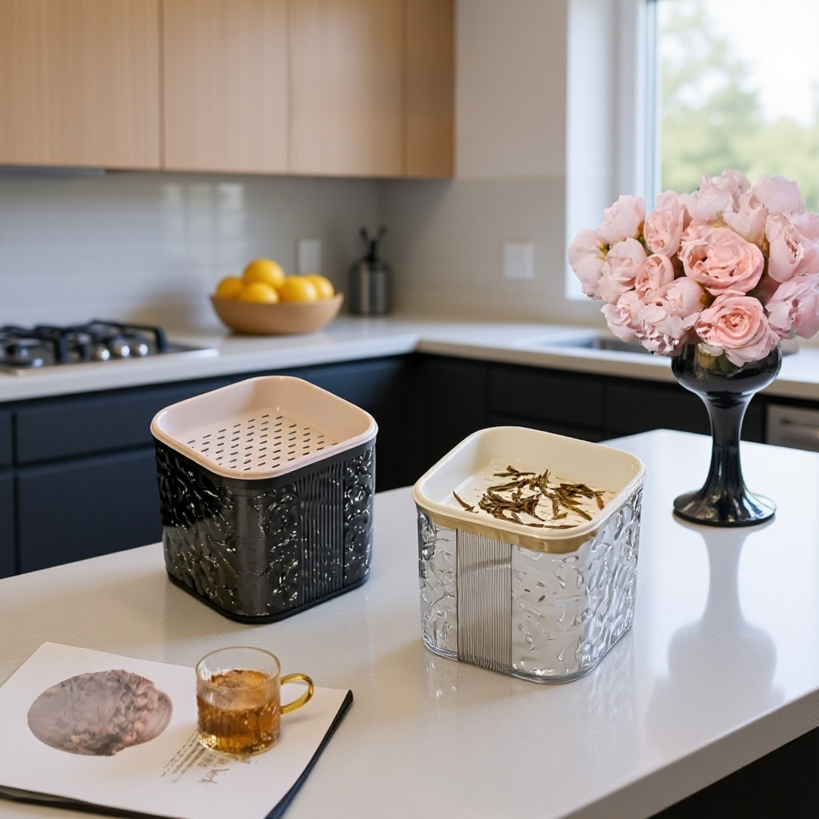 سلة مهملات كسولة