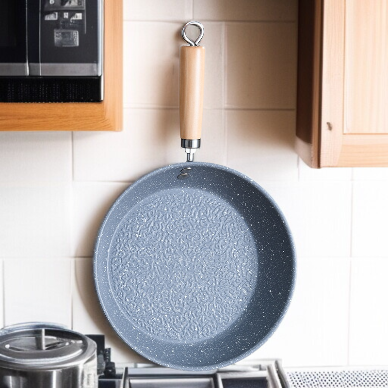 가정용 맥반석 프라이팬 스테이크 계란후라이팬 끈적임없음팬