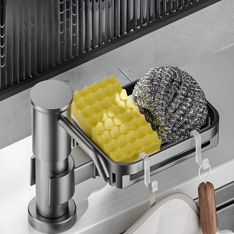 Stiskací dávkovač mýdla z hliníku pro kuchyňský dřez