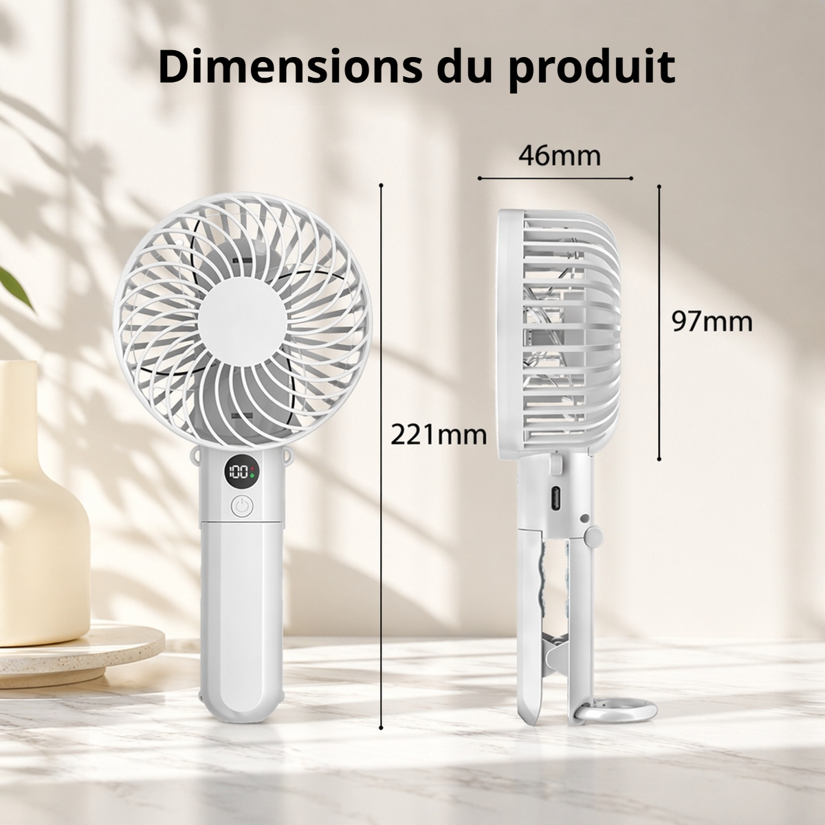Accessoire rafraîchissant pour bureau et maison