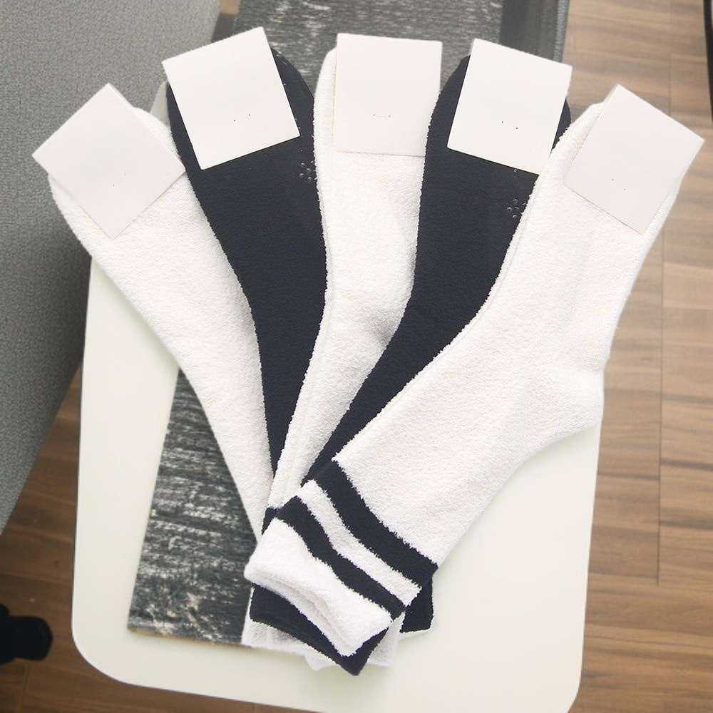 Calcetines largos de algodón