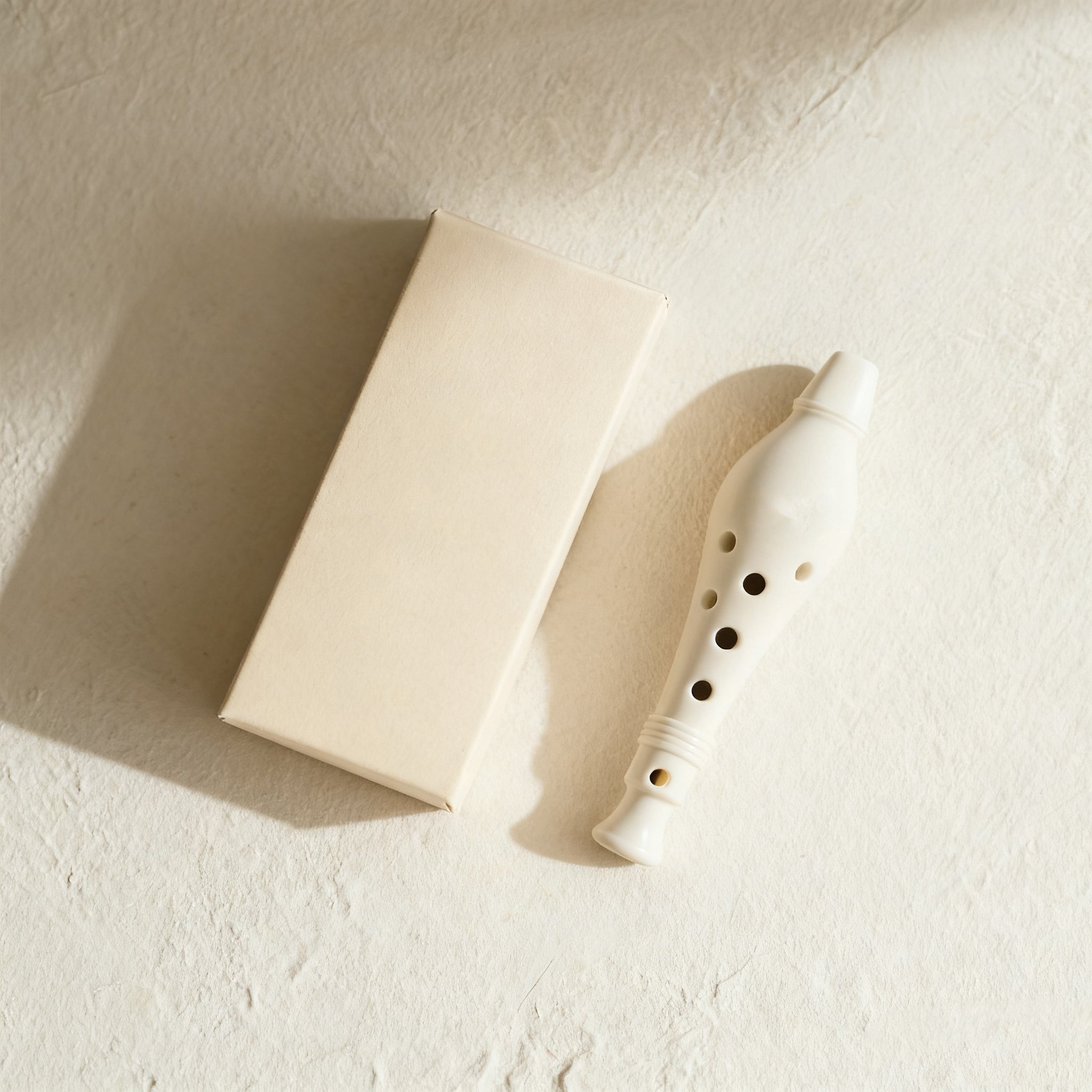 고급스러운 도자기 플루트 디테일