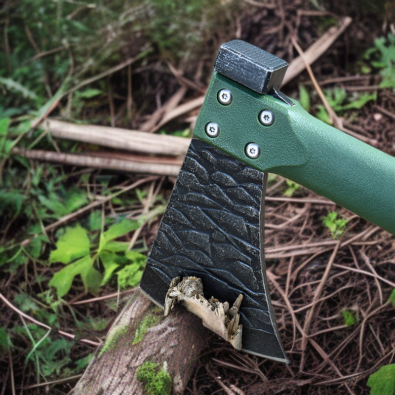 アウトドアマウンテンアックス、滑り止め、耐摩耗性、多機能キャンプハンドアックス、統合エンジニアアックス、アウトドア薪割りサバイバルアックス