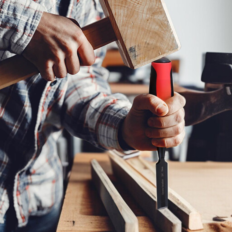 木工彫刻用具セット ハンドメイド特殊平ノミ 大工たたき トリミングノミ スルーハンドル 木工彫刻セット