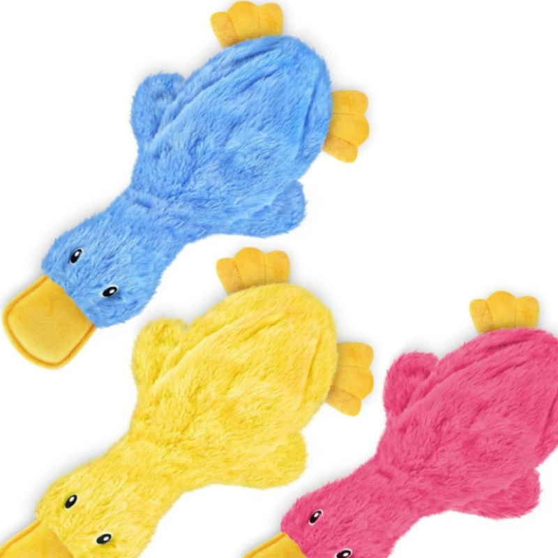 속이 빈 오리 애견 씹기 장난감